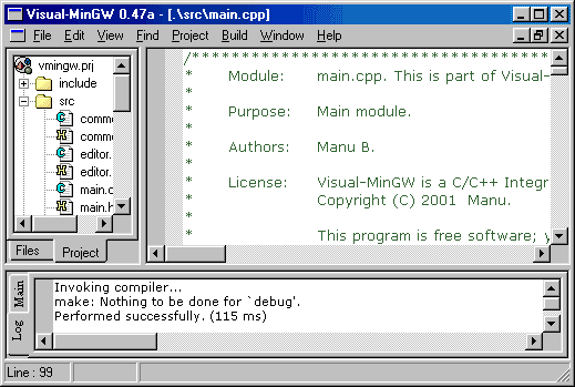 Visual Mingw Documentation